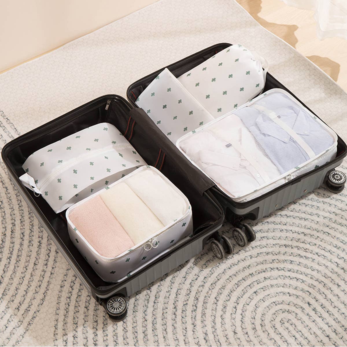 5SET LIGHTWEIGHT TRAVEL LUGGAGE ORGANIZER_CWAB0546