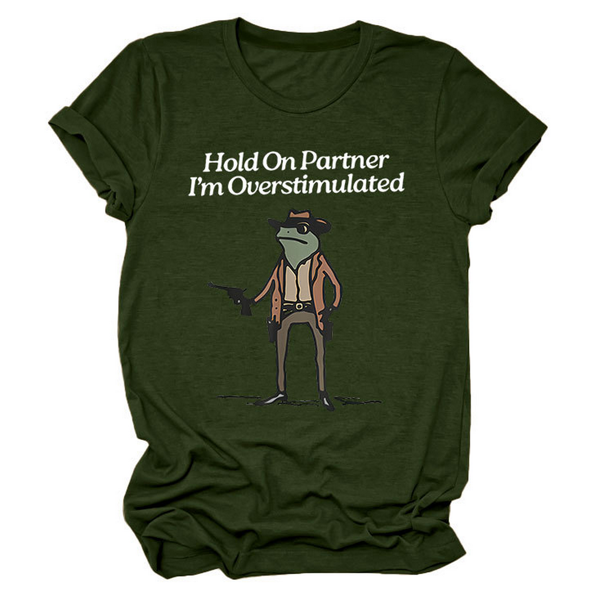Hold On Partner Funny Tee, Unisex Style_Cwtts1481