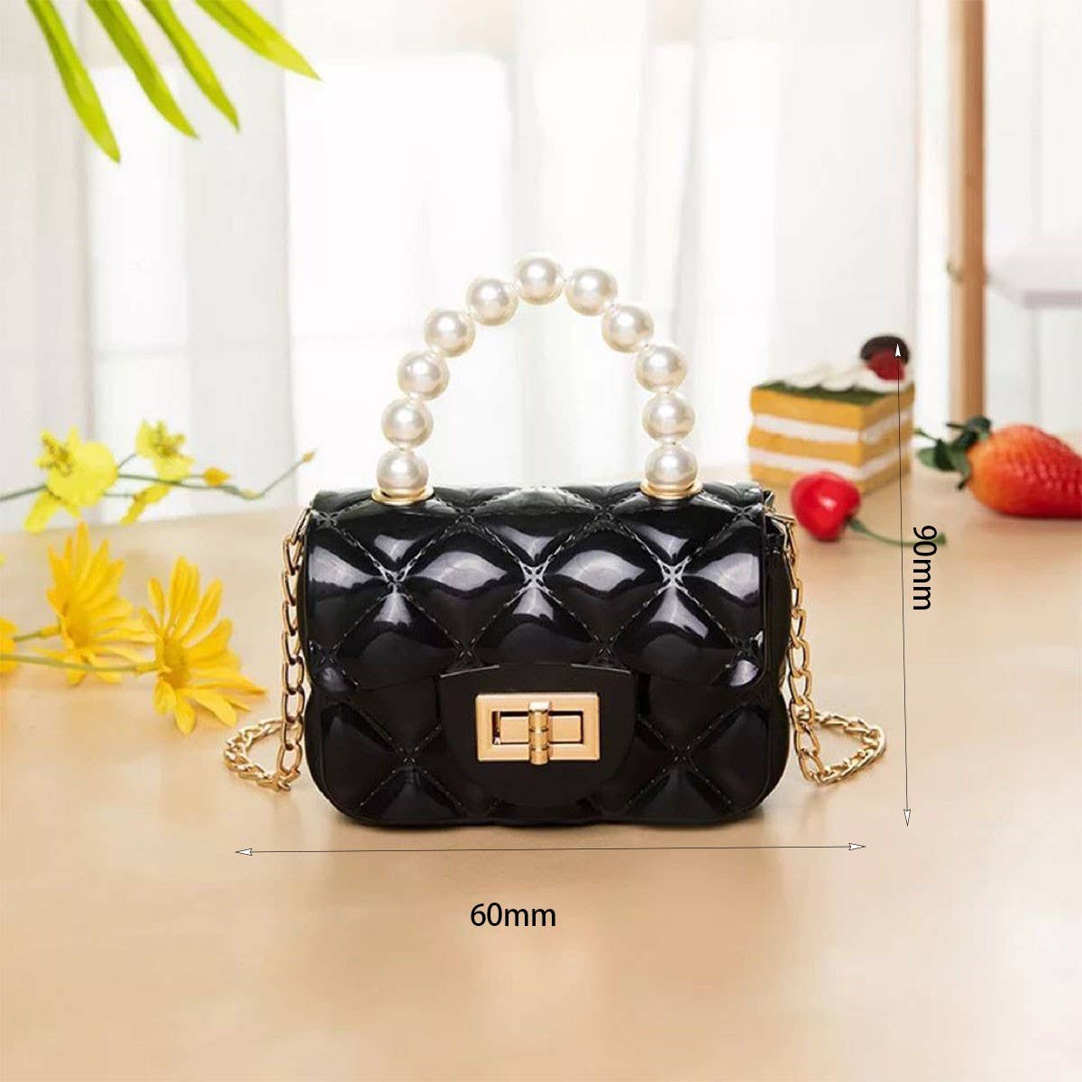 SMALL HANDBAG WITH PEARL CHAIN FOR WOMEN_CWAB1791