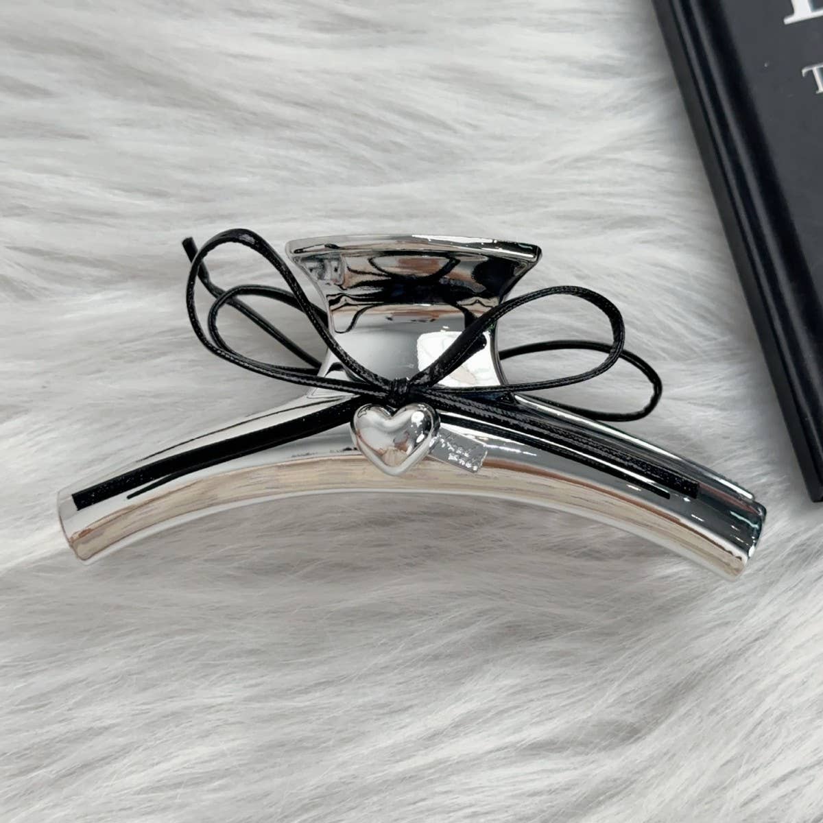 NICHE DESIGN BOW HEART PENDANT HAIRPIN_CWAHA2374