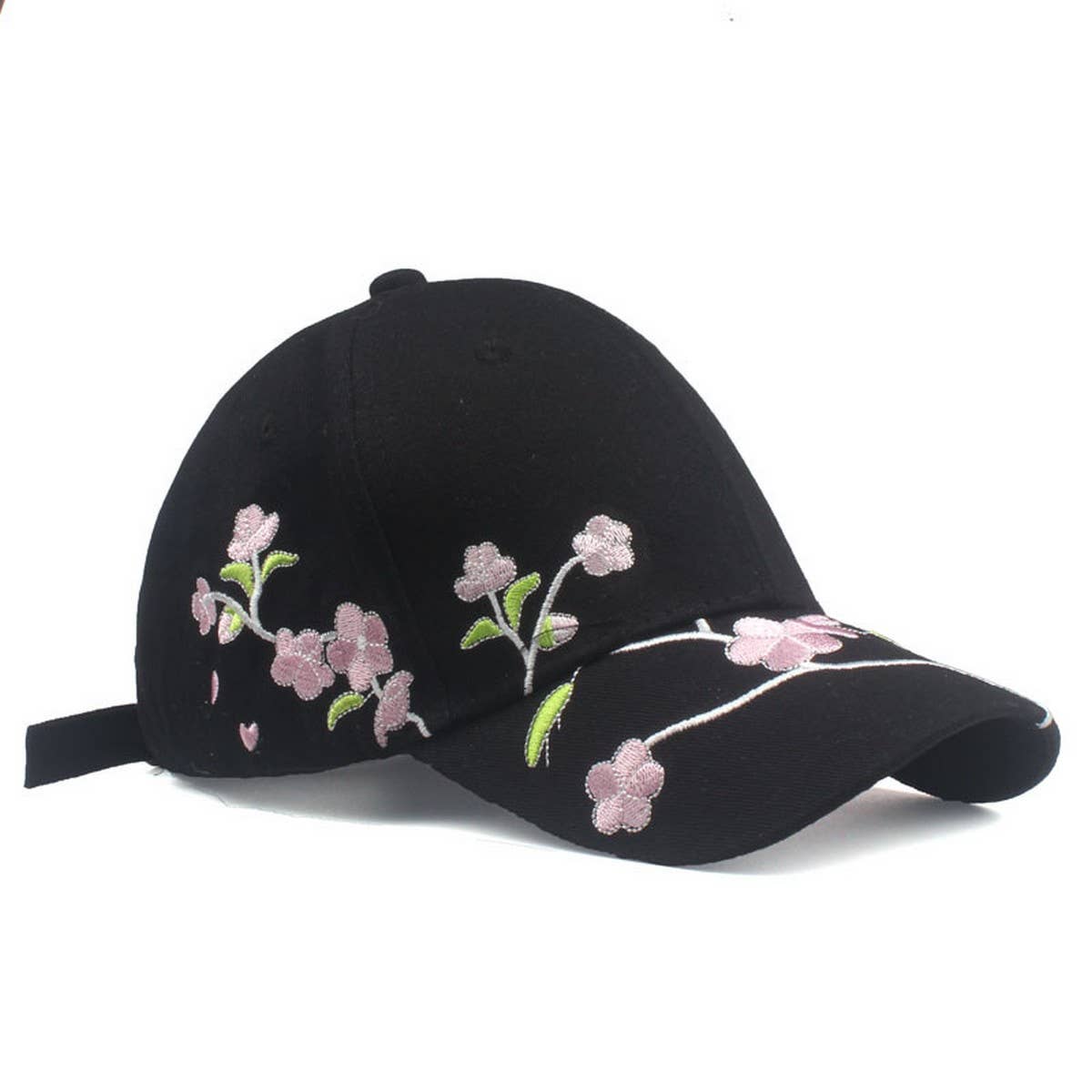 BREATHABLE FLORAL SUN HAT SWEAT BASEBALL CAP_CWAH0955