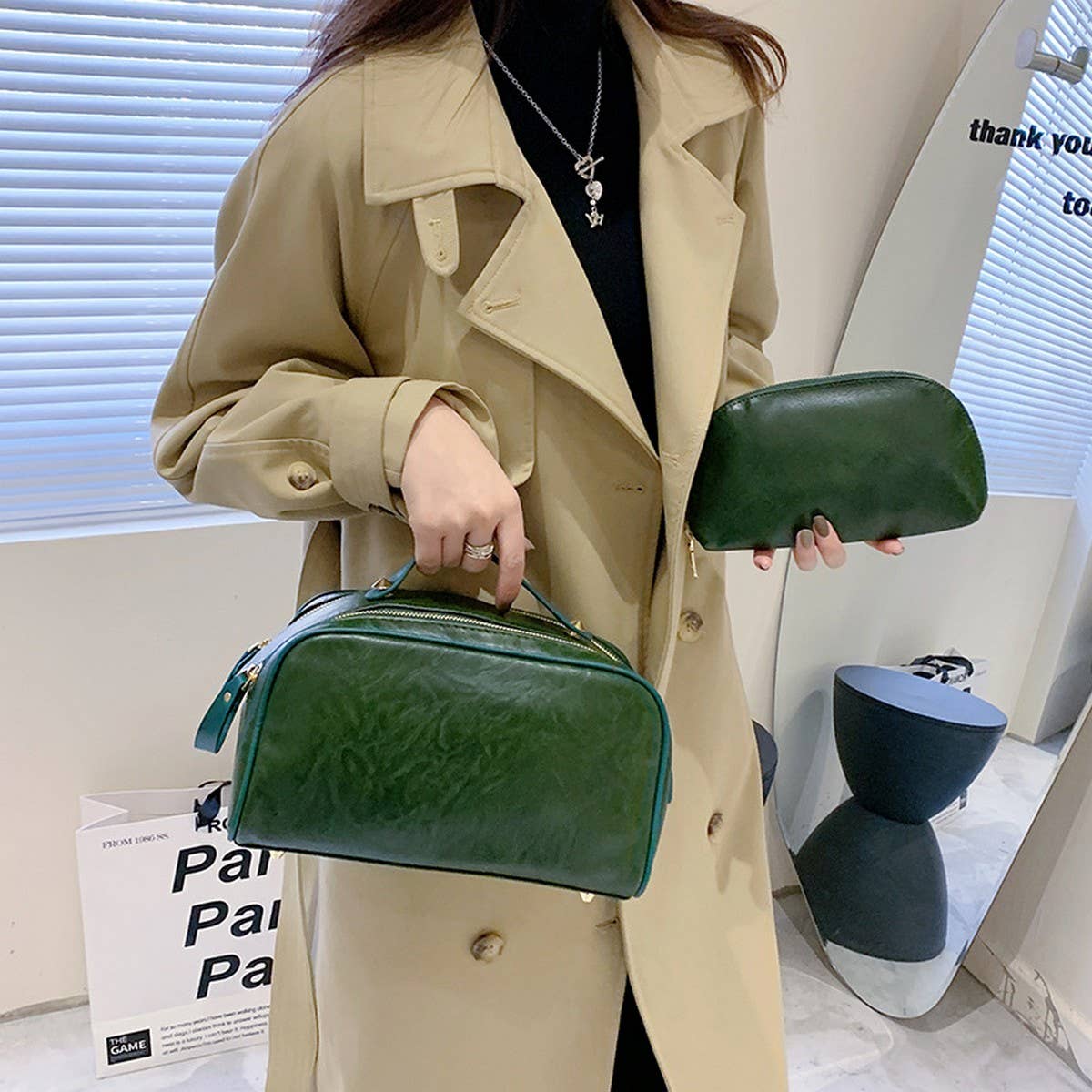 NEW LARGE CAPACITY MOTHER AND CHILD COSMETIC BAG_CWAB4490