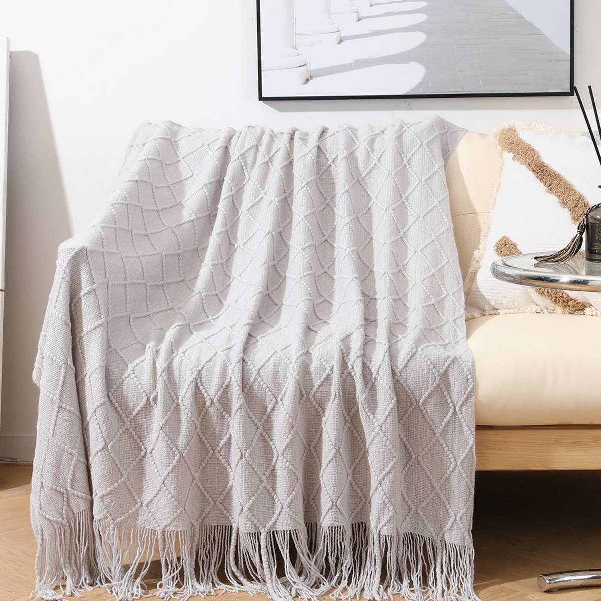 SOFT SOFA COUCH COVER DECORATIVE KNITTED BLANKE_CWMM0218
