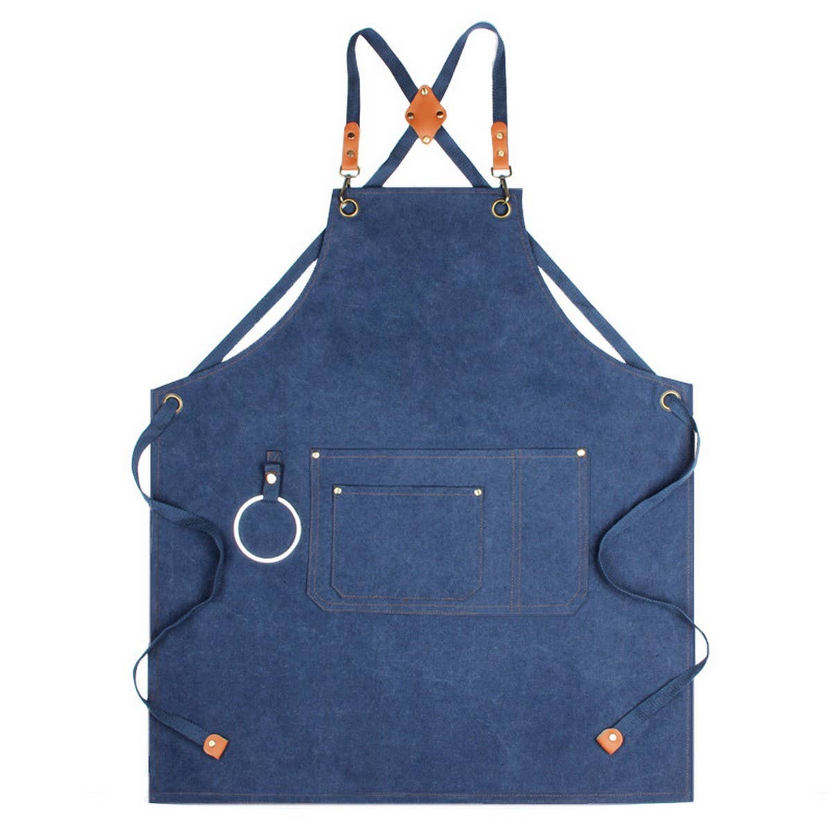 Cwab3994_Cotton Pocket Waterproof Thick Canvas Work Apron