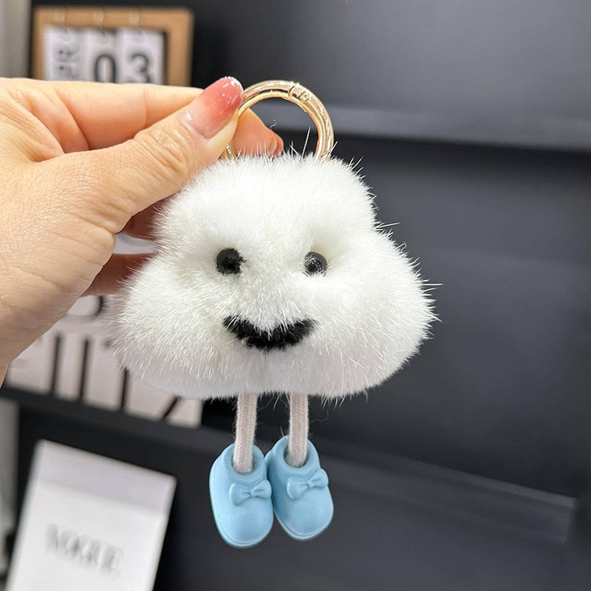CUTE LITTLE CLOUD CAR KEYCHAIN PENDANT ACCESSORIES_CWMM2597