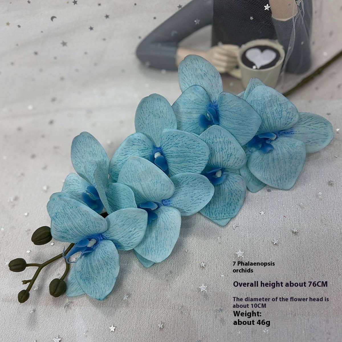 MOISTURE 7 HEAD PHALAENOPSIS ORCHID WEDDING DECOR_CWMM6481