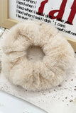 FLUFFY PLEATED SCRUNCHIE HAIR TIE_CWAHA0188