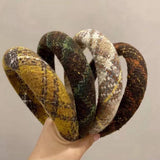 AUTUMN AND WINTER HIGH END PLAID HEADBAND_CWAHA2865