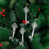 Cwmm10173_Clear Snowflake And Reindeer Ornaments For Tree