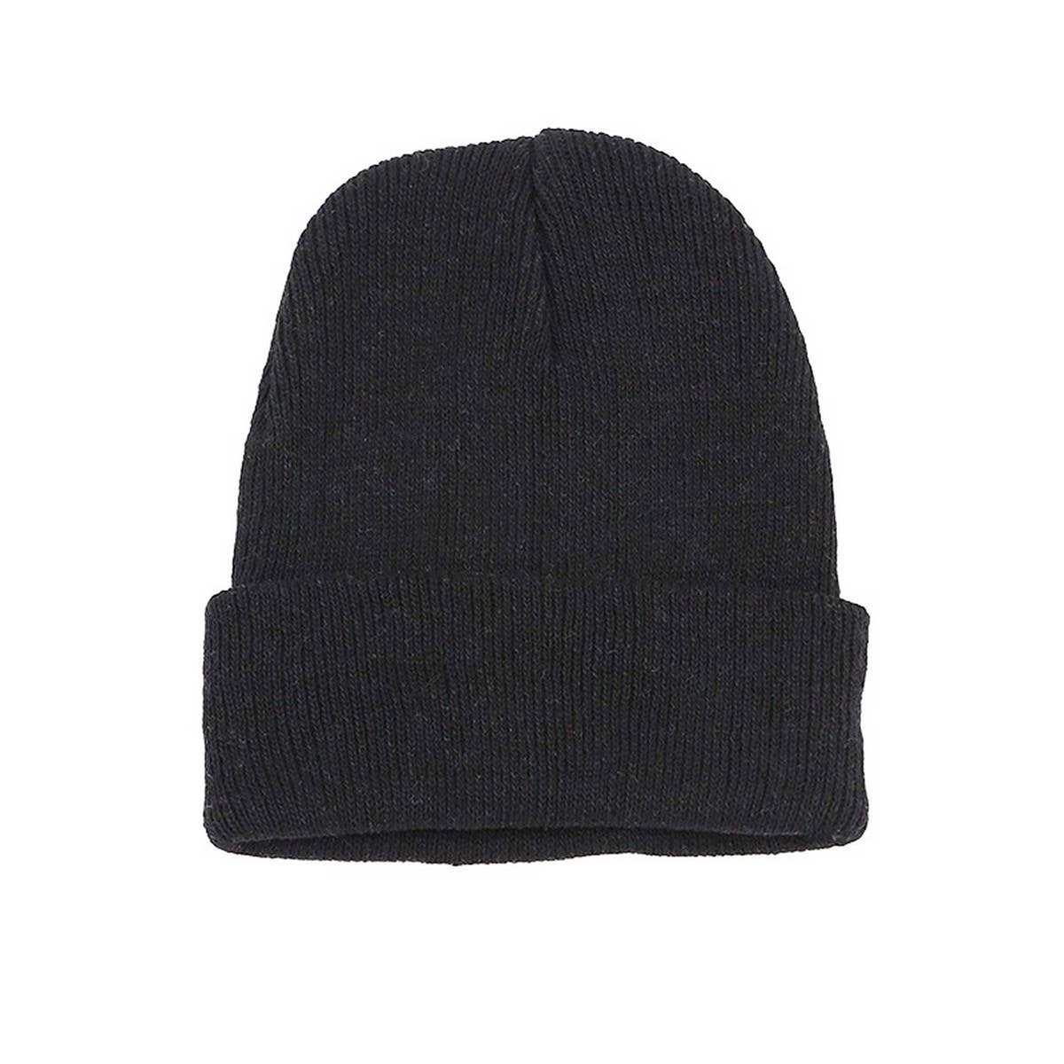 Cwah04344_Winter Knit Beanie Hat For Men Warm