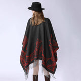 ALL MATCH WARM TASSEL CAPE TRAVEL SHAWL_CWMM2096