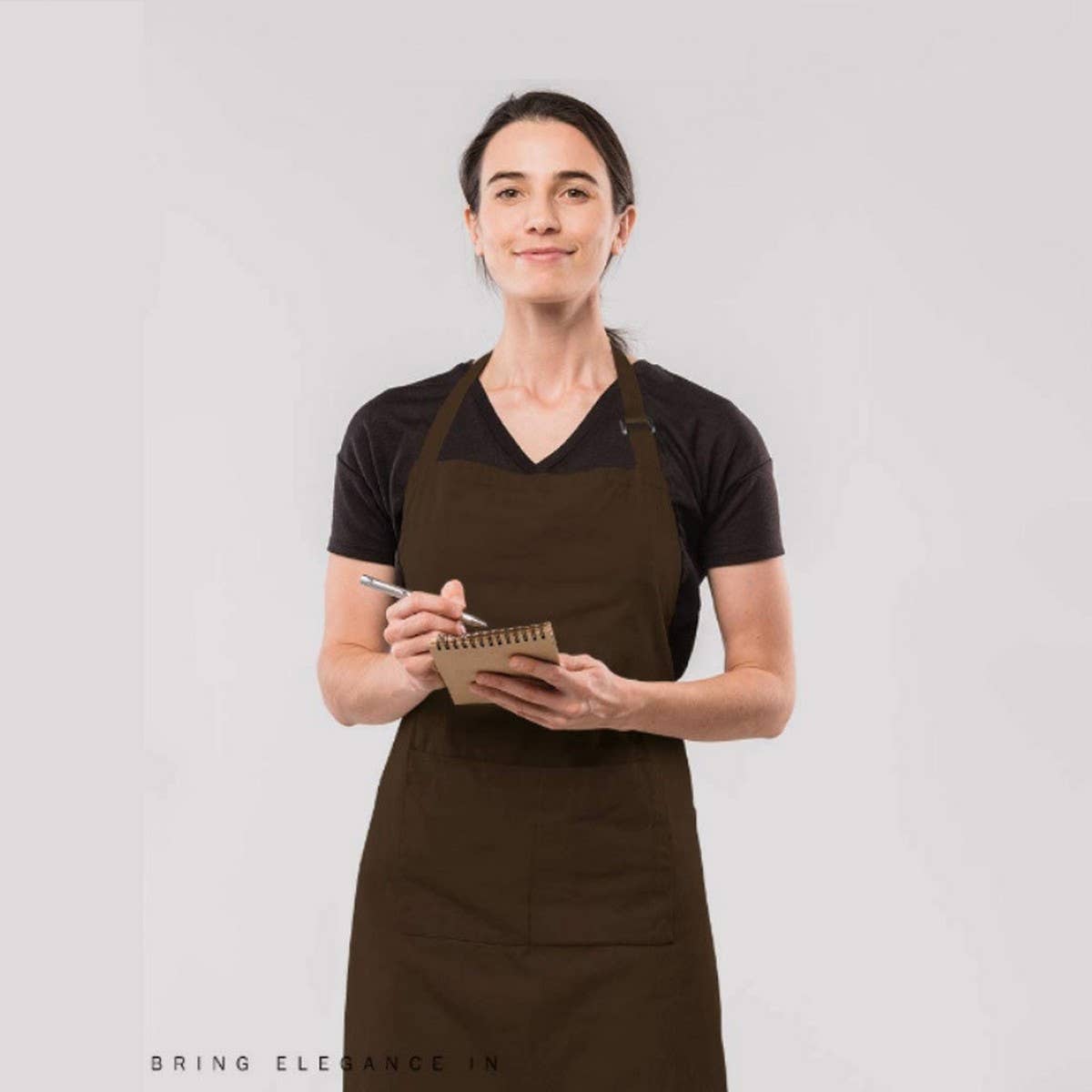 Cwmm1811_Work Anti-Fouling Household Apron With Pocket