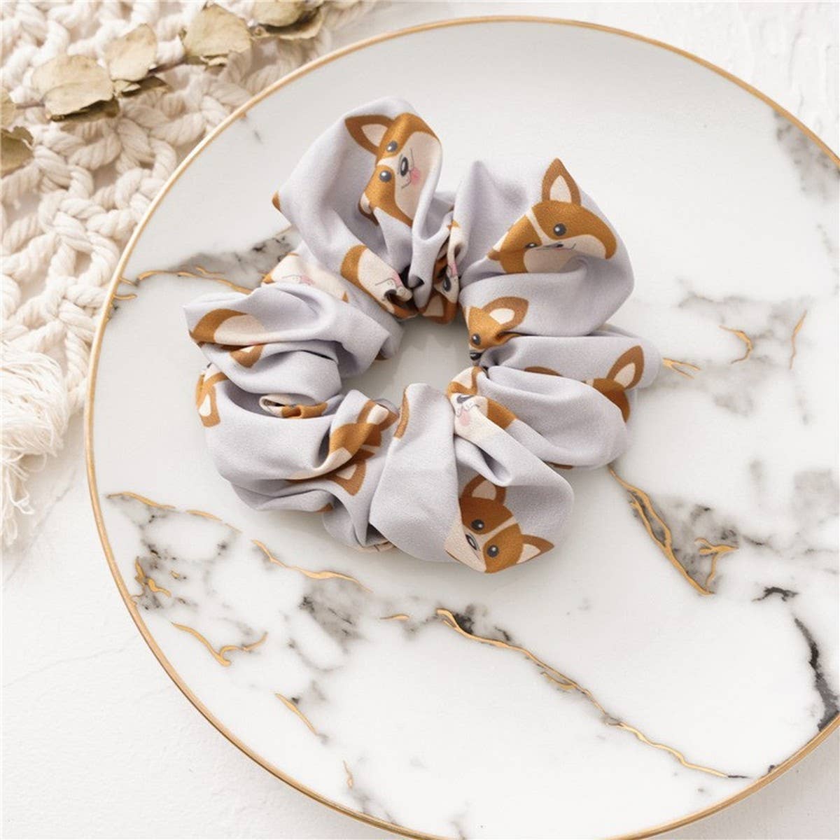 CUTE CARTOON ANIMAL DOG LARGE INTESTINE CIRCLE_CWAHA2434