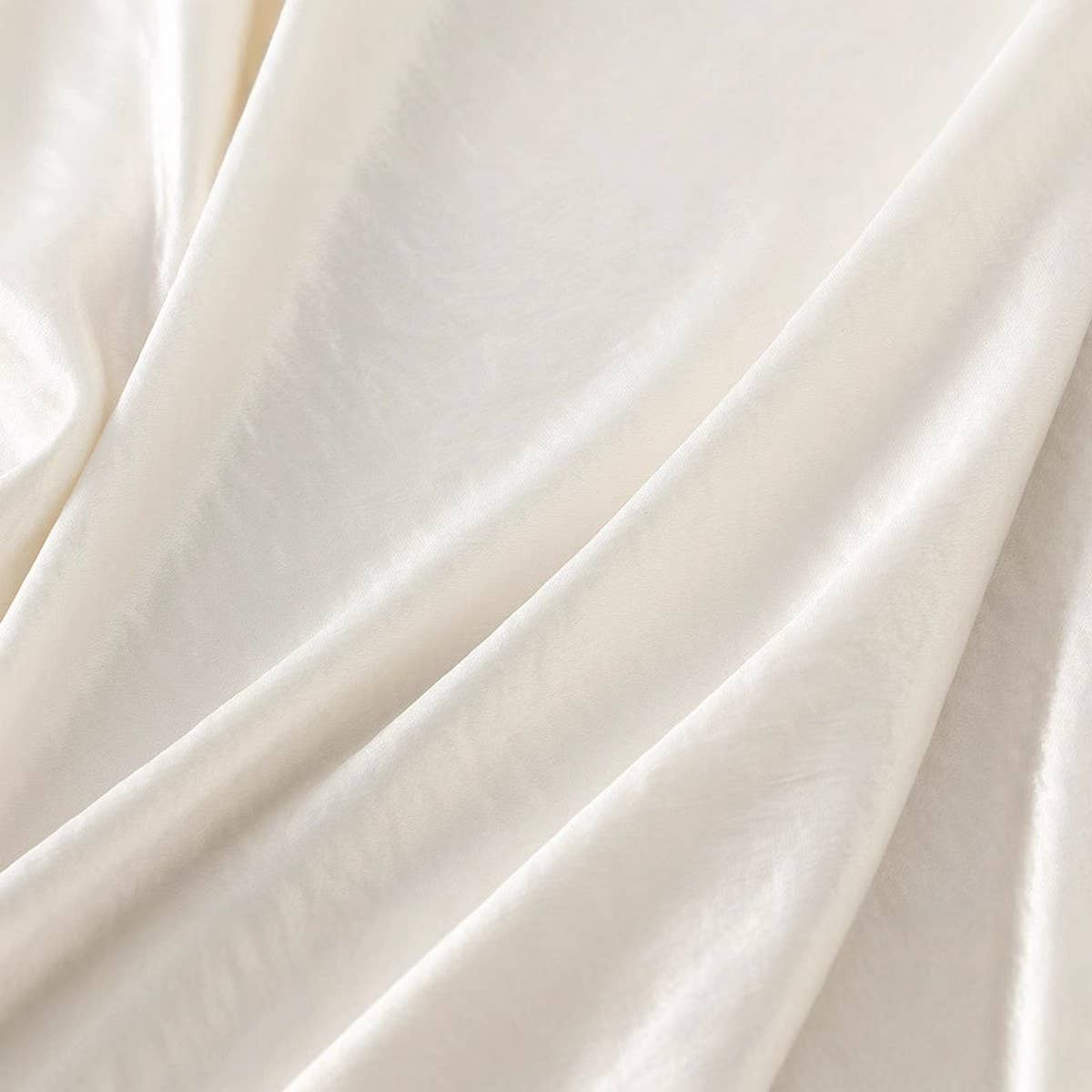 LACE PANEL SATIN FISHTAIL SLIM FIT MIDI SKIRT_CWBMS0361