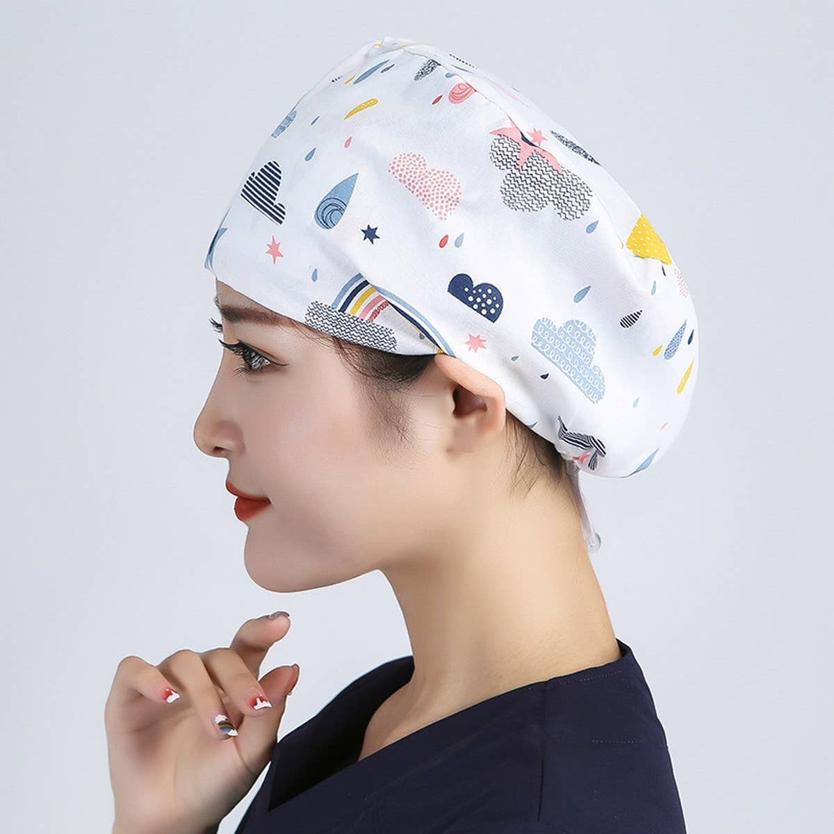 OPERATING ROOM ROUND HAT PURE COTTON CAP_CWAH3390