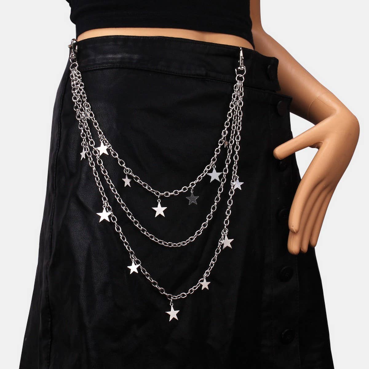 STAR SHAPED PENDANT PANTS CHAIN_CWMM0661
