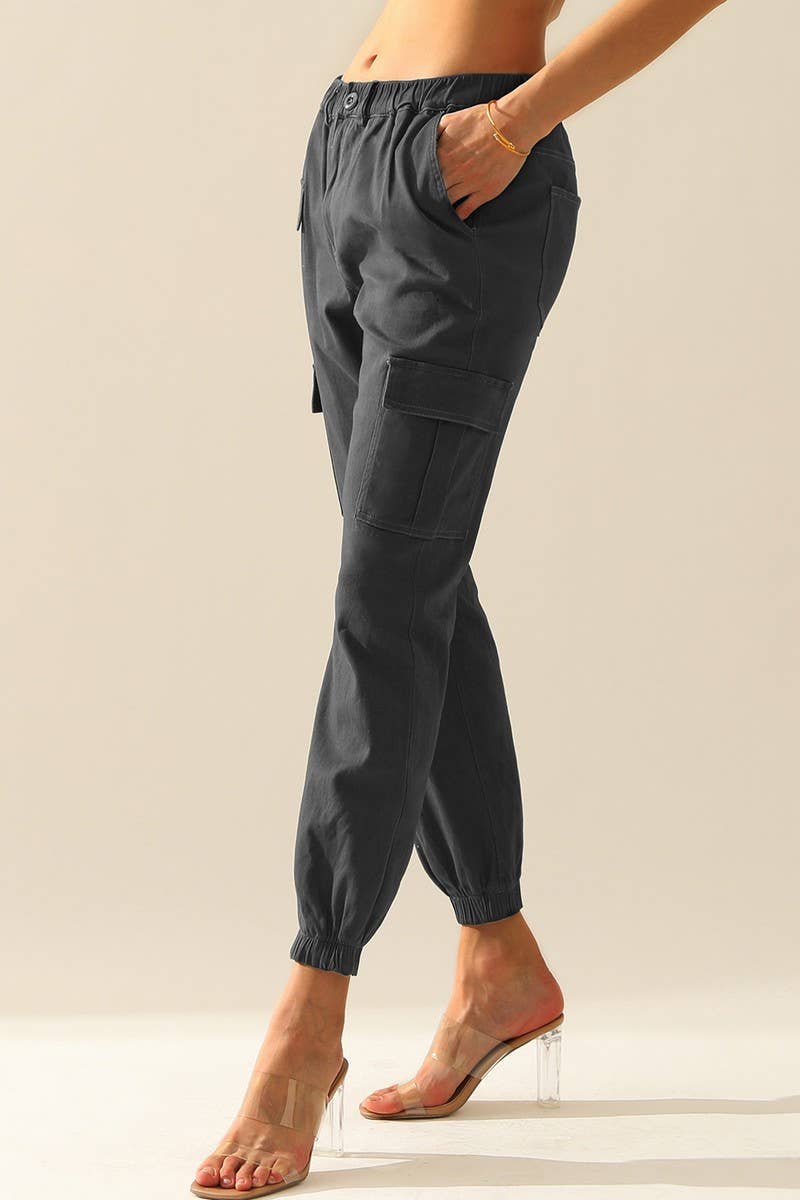 Women Narrow Legs Long Pants_Cwblp395
