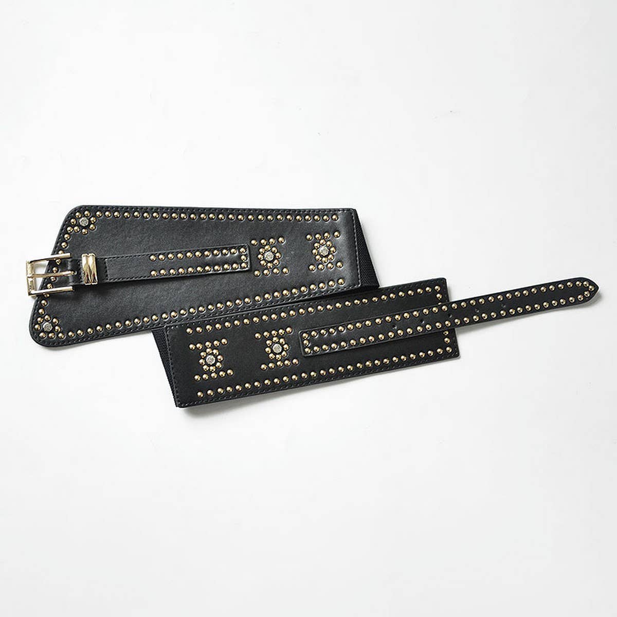 NEW FASHIONABLE FASHION RIVET WIDE BELT_CWABE0484