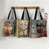 Tote Bags Canvas With Vintage Prints_Cwab2063