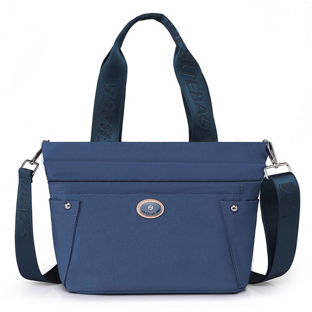 Nylon Fabric Multipocket Shoulder And Crossbody Bag_Cwab3513