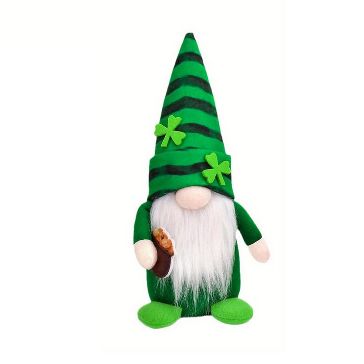 ST PATRICKS DAY FACELESS GNOME ORNAMENT_CWMM3434