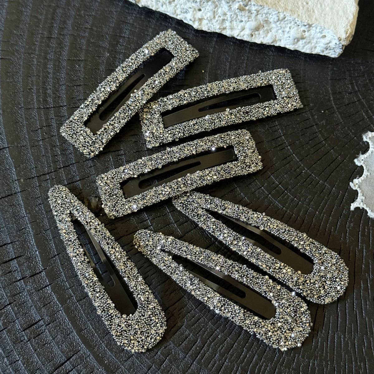 Acetate Side Hair Clip Elegant Duckbill Pin_Cwaha07901