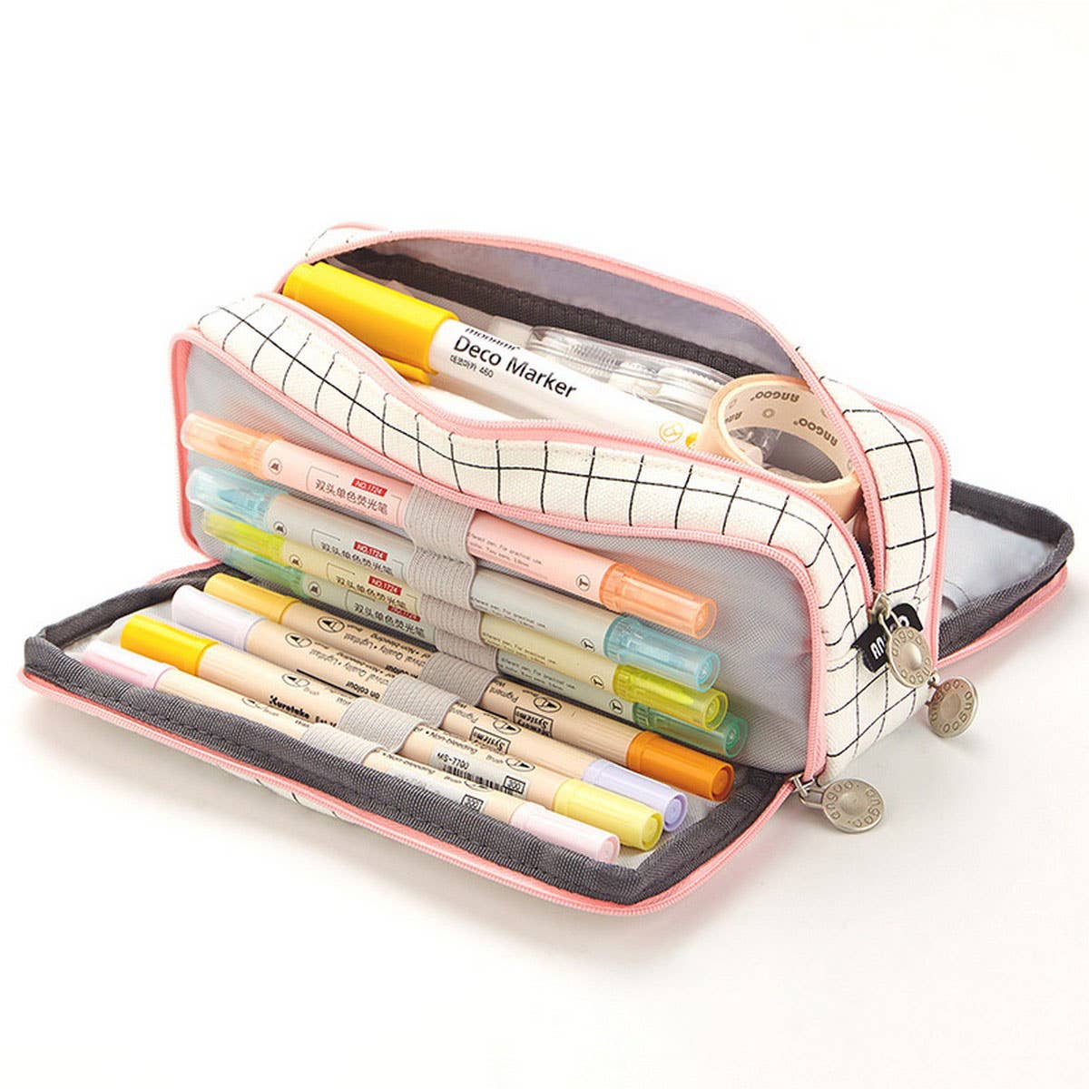 DOUBLE LAYER MULTIFUNCTIONAL PENCIL CASE_CWMM1971