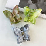 Ink Butterfly Claw Clip Elegant Hair Accessory