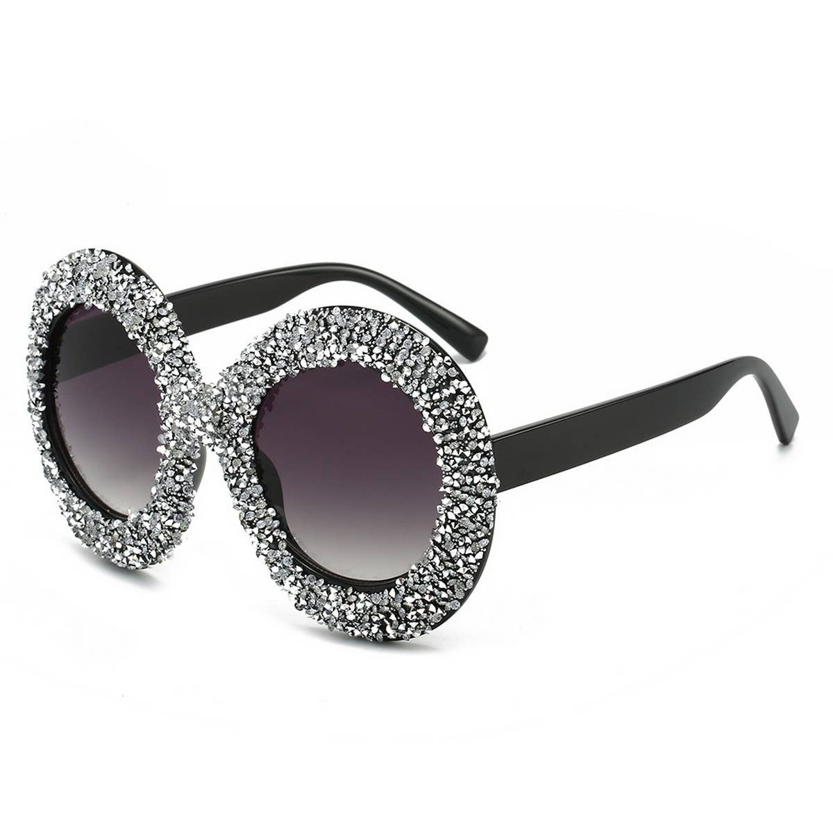 LARGE FRAME OVAL RHINESTONE SUNGLASSES_CWASG0840