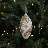 SILVER FOAM GLITTER XMAS BALLS BOWS TREE TOPPER_CWMM9677