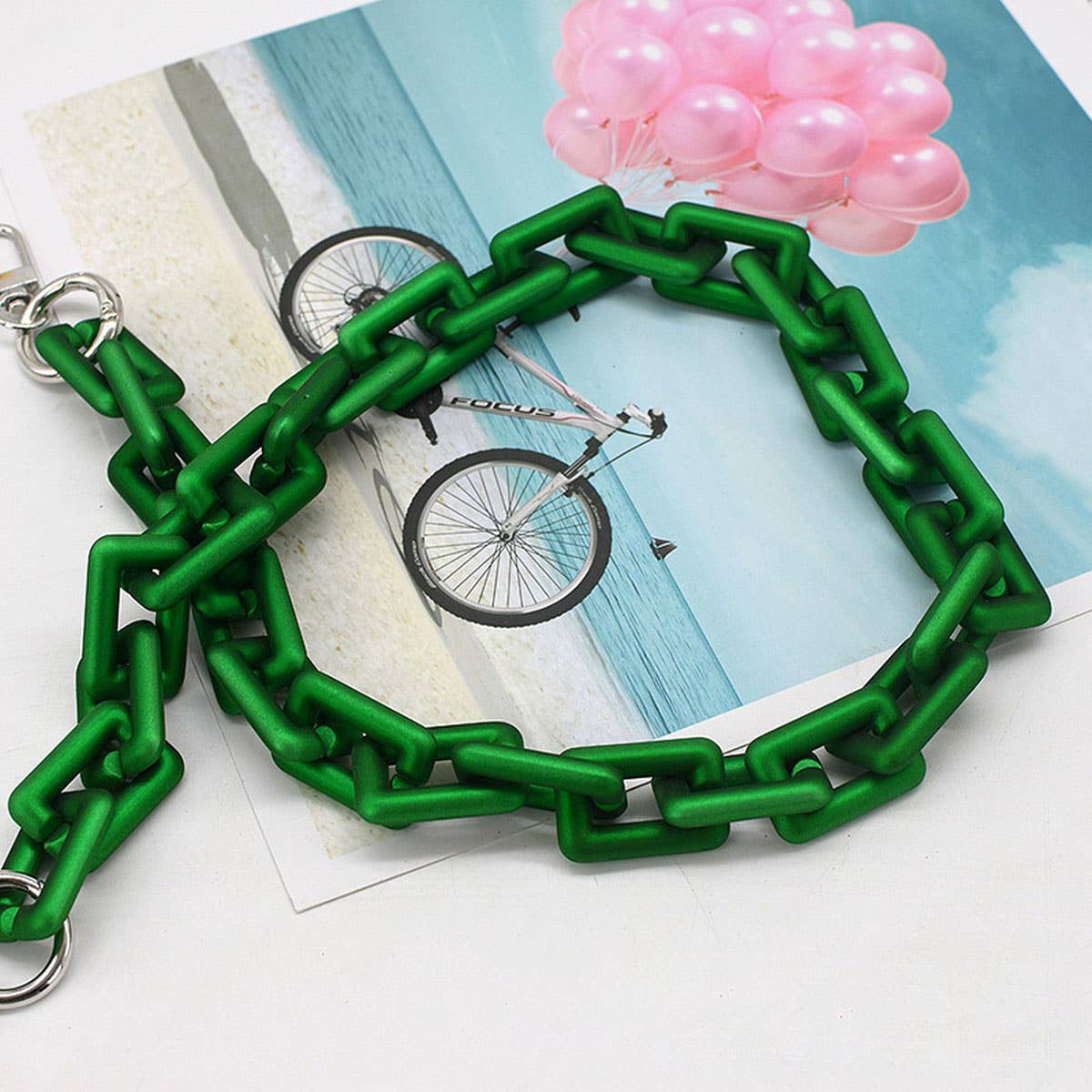 SPRAY PAINTED WOMENS BAG CHAIN BAG STRAP_CWMM5092