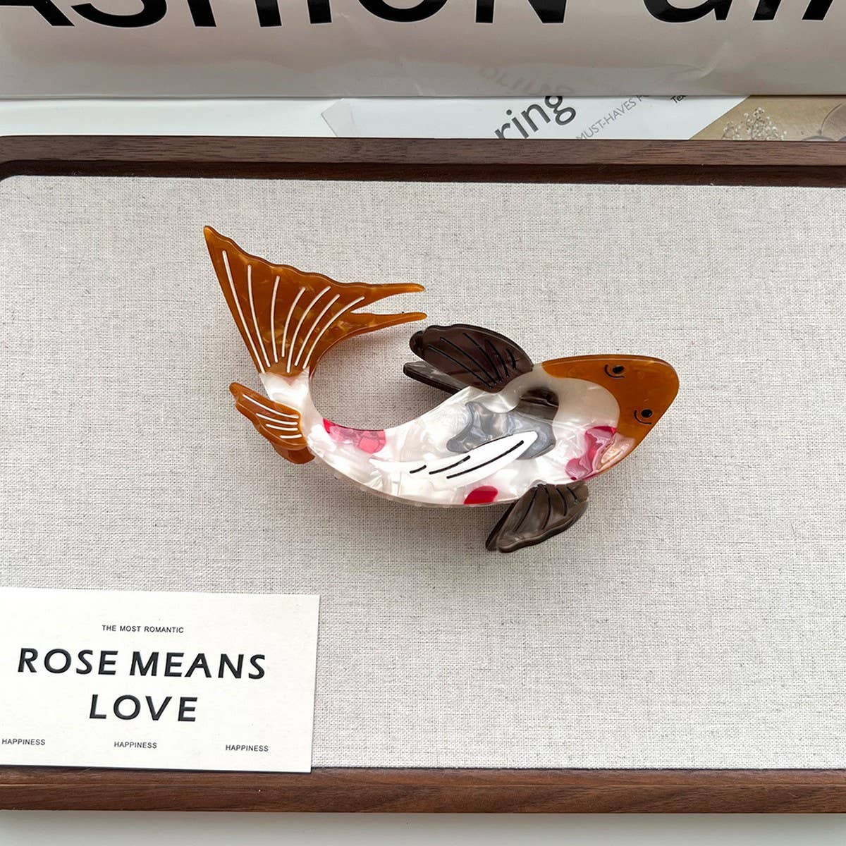 OCEAN HAIR CLAW DOLPHIN WHALE JELLYFISH LARGE CLIP_CWAHA5705