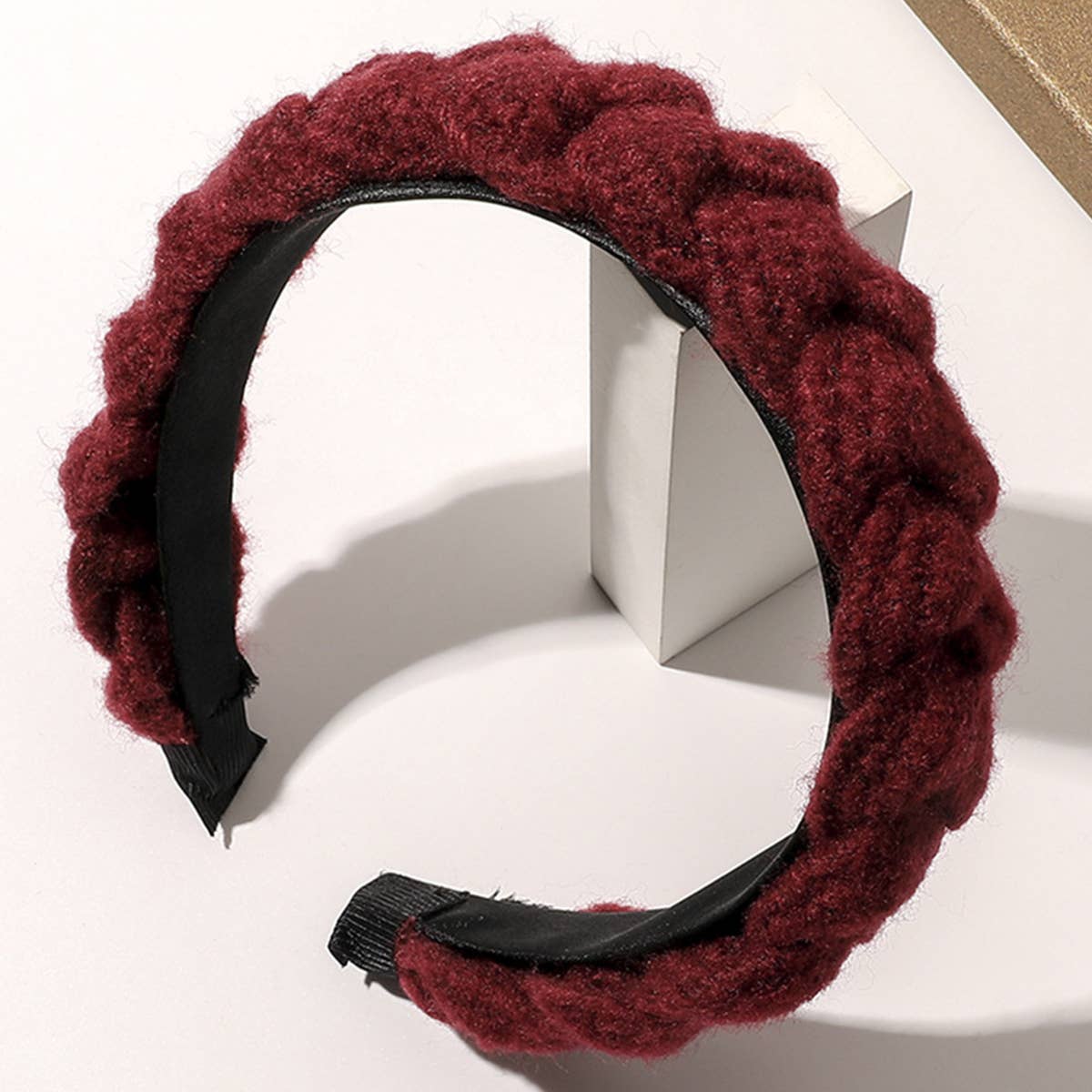 Wool Braided Wide Headband_Cwaha0238