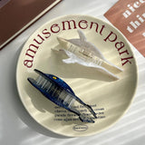 OCEAN BLUE WHALE ACETATE CLAW CLIP CHIC HAIR CLIP_CWAHA5840