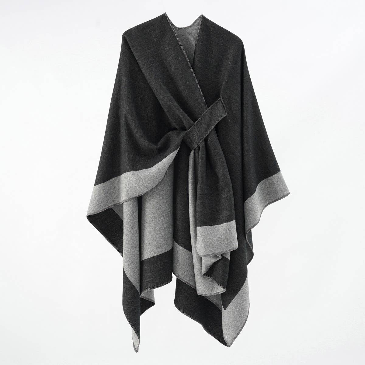 NEW DOUBLE SIDED SOLID COLOR WARM SHAWL FOR WOMEN_CWMM2084