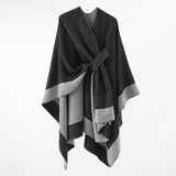 NEW DOUBLE SIDED SOLID COLOR WARM SHAWL FOR WOMEN_CWMM2084