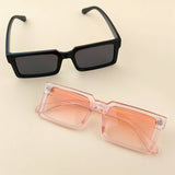 BASIC SIMPLE SQUARE SUNGLASSES_CWASG0089