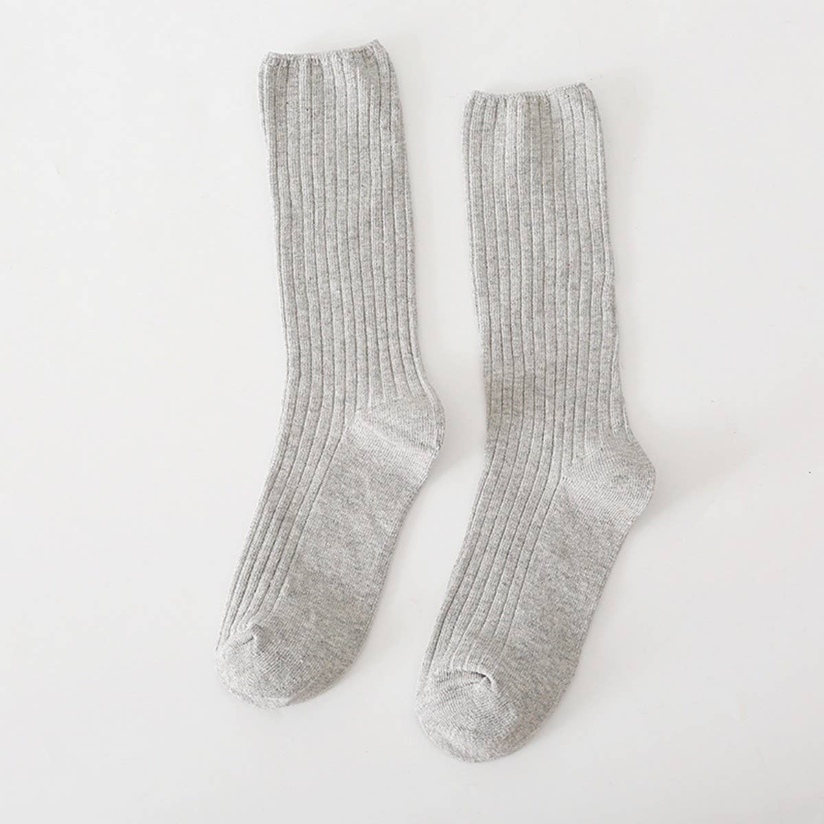 AUTUMN AND WINTER RETRO MID CALF SOCKS_CWMS0986