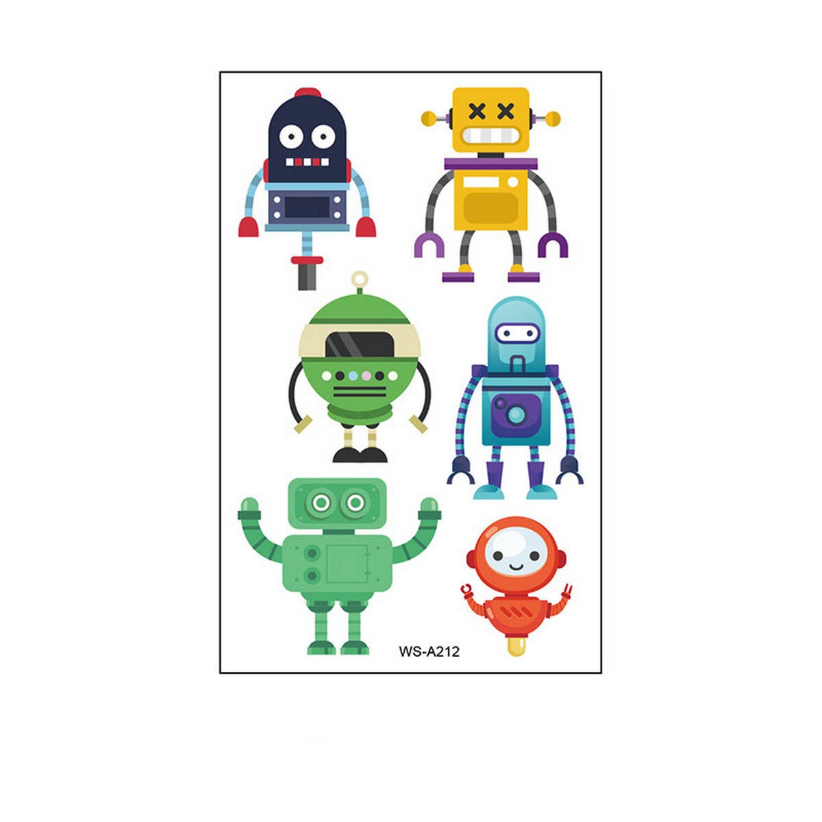 CUTE WATERPROOF TEMPORARY TATTOO STICKERS SET_CWMM8372