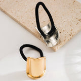 MINIMALIST IRREGULAR METAL ELASTIC HAIR TIE_CWAHA6253