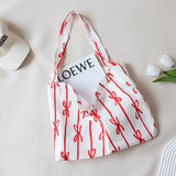 COTTON CANVAS SHOULDER BAG FOR WOMEN LARGE SIZE_CWAB5655