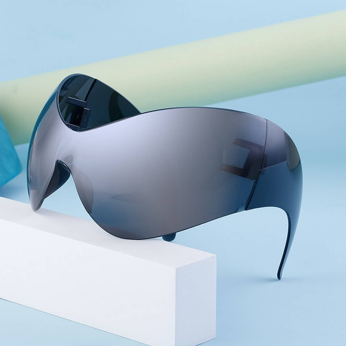 CAT EYE SUNGLASSES CYCLING LARGE FRAME SUNGLASSES_CWASG0621