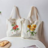 NEW LARGE PRINTED CANVAS TOTE BAG FOR WOMEN_CWAB5634