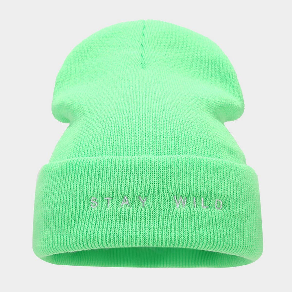FASHION LETTER EMBROIDERY SIMPLE KNITTED HAT_CWAH2087