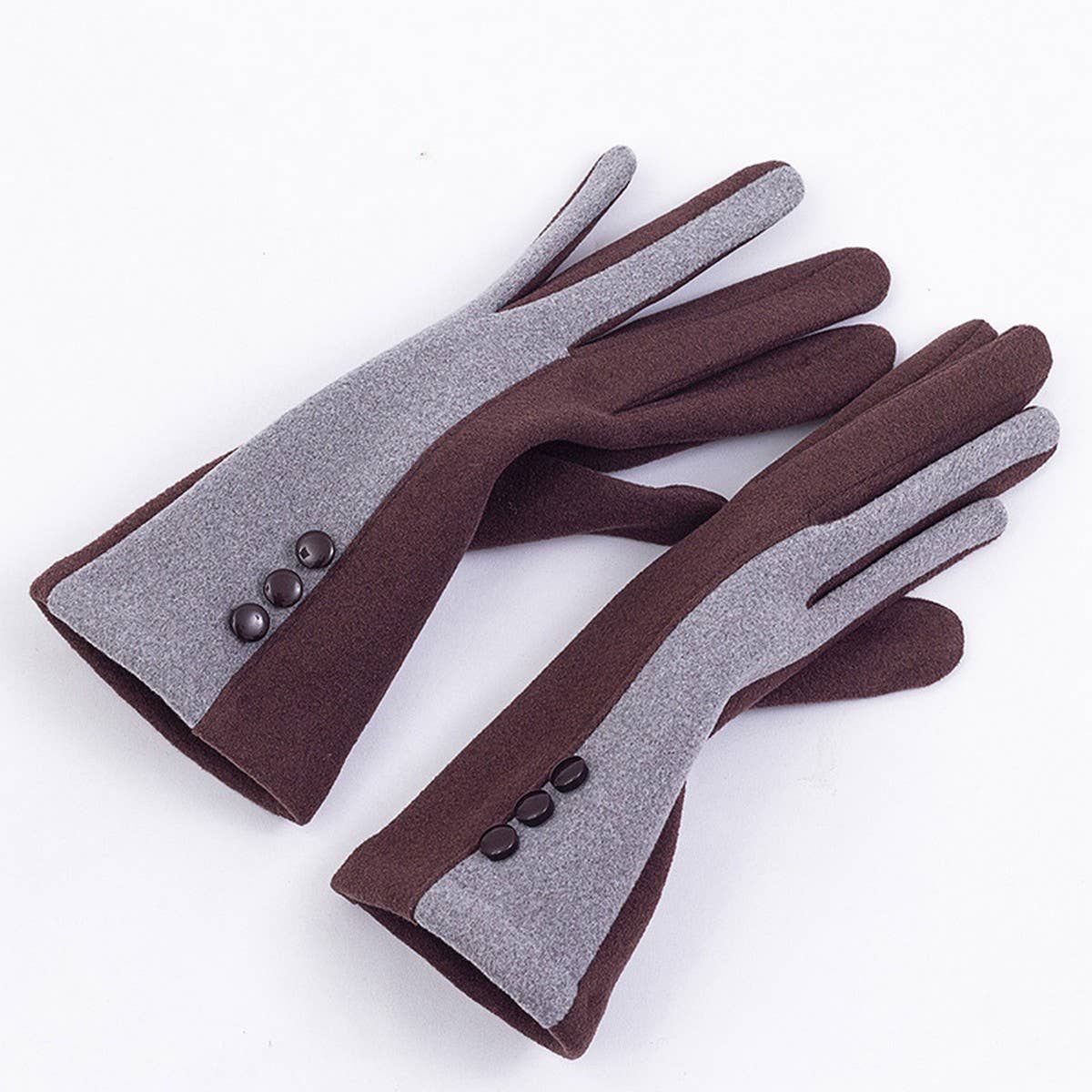 Autumn And Winter Warm Color Matching Gloves_Cwmm1544