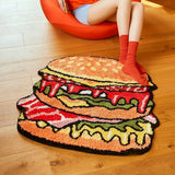 Trendy Burger Rug For Bedroom, Living Room, Sofa_Cwmm7504