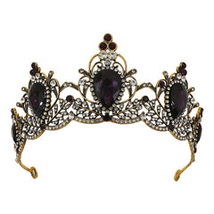 BRIDAL JEWELRY CROWN WEDDING CRYSTAL TIARAS_CWMM2022