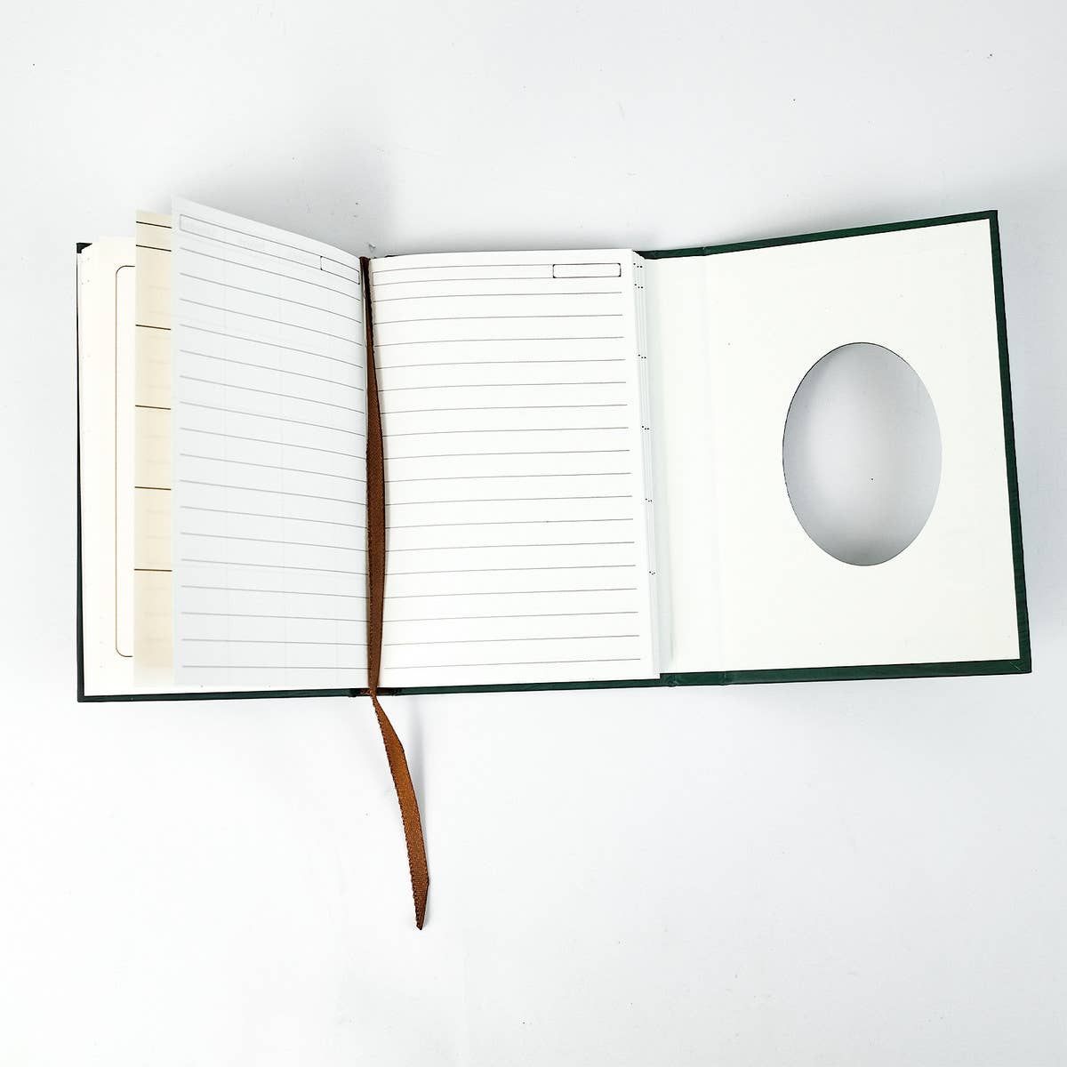 GREEN RETRO ROSE THICK NOTEBOOK_CWMM1861