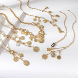 FASHION ORIGINAL DESIGN MULTI PENDANT NECKLACE_CWAJE2830