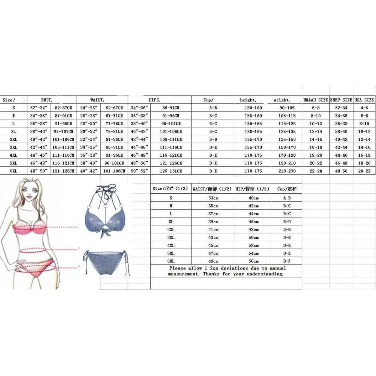 SEXY PRINTED BIKINI SWIMSUITS FOR WOMEN_CWMW0584